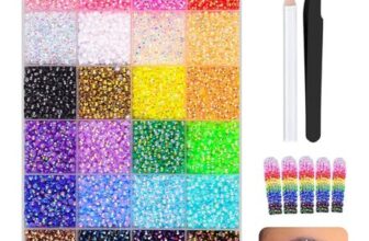 24000pcs Nail Art Rhinestones,24 Colors