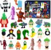 24Pcs Italian Brainrot Action Figures Set, Italian Brainrot Toys for Kids Adult Funny Tralalero Shark Action Figures Creative Home Decor and Collectible Figurines for Fans Colleagues Friends (A)