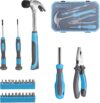 25 Piece General Household Tool Set with Plastic Storage Toolbox, tool box for Home, Garage, Office