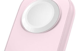 2500mAh Portable Charger for Apple Watch – Magnetic Fast Charging for Apple Watch Charger – Compact iWatch Accessories with Keyring – Birthday Gifts for Women, Mom, Wife & Teen Girls