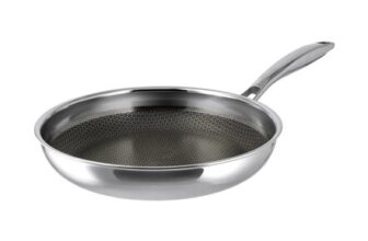 28cm Honeycomb Stainless Steel Frying Pan
