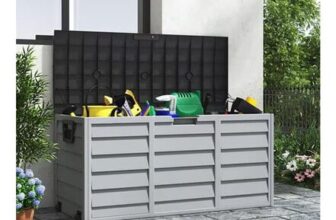 290L Weatherproof Plastic Outdoor Storage
