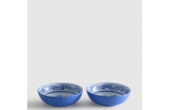 2pk Mediterranean Floral Cereal Bowls