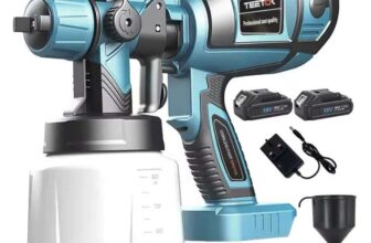 2x Battery Cordless Paint Sprayer Electric Spray Gun Coating Airbrush 8001000ml with code – MURI COUNTER LTD Store