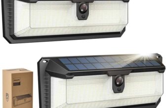2x Philips Solar Motion Sensor Outdoor Lights, 258 LEDs, 3 Lighting Modes, Waterproof, (1x £15.99 / 4x £39.99) Sold by Favourline-UK / FBA