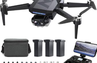 3-Axis Gimbal GPS Drone with Camera 4K, 90-Min Long Flight Time, 1000m Control Range, Auto Return, Auto Follow, Brushless Motor, RC Quadcopter for Beginners (Under 249g)