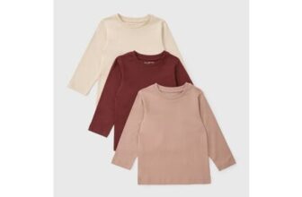 3 Pack Boys Brown Plain Tops (1-7yrs) – 1.5-2 Yrs