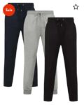 3 Pack Brushback Fleece Joggers with code (Sizes S-XXL Available)