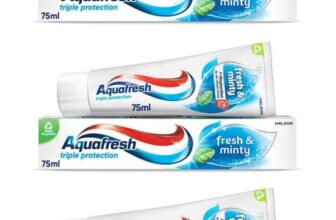 3 x Aquafresh Fresh & Minty Toothpaste 75ml (Nectar Price)
