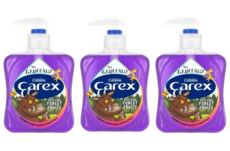 3 x Carex Handwash 250ml (Gruffalo / Original / Moisture / Aloe Vera / Sensitive/ Cherry / Seville / Sunlight Spring ) Nectar Price