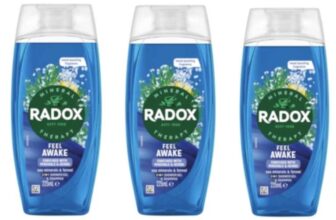 3 x Radox 225ml Feel Awake Sea Minerals 2 in 1 Shower Gel & Shampoo / Feel Active / Lavender & more in OP – Nectar Price