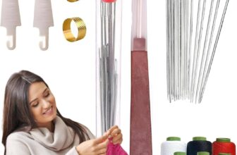 37PCS Sewing Tool Set, Sewing Kit Needles Thread Hand Repair Tools Multi-Purpose Needle and Thread Kit Portable DIY Hand Made Craft Set for All (D)