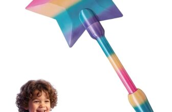 3D Printed Magic Wand Credit Card Holder – Funny Fairy Want-To-Pay Wand Card Holder, Star Wand Debit Card Holder, Tap-To-Pay Cosplay Wand for Bank Card Payment & Easy Checkout, Easy Assembly