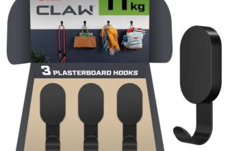 3M Claw Plasterboard Hanger – 3 Hooks – Holds up to 11kg