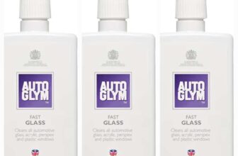 3x Autoglym Fast Glass, 500ml – Streak Free Car Cleaner for Windscreen, Windshield, Window Cleaning, Mirrors and More (3 For 2) S&S £16.56