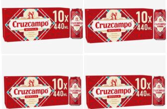 4 Crates Of Cruzcampo Sevilla 10 X 440ml 4 For 3 (Stacking With Coupon £7.30 per crate) Free Delivery