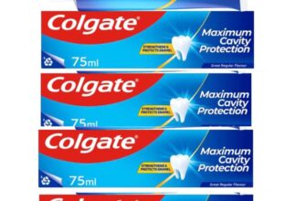 4 x Colgate Maximum Cavity Protection Toothpaste 75ml ( £3.30 with voucher max S&S)