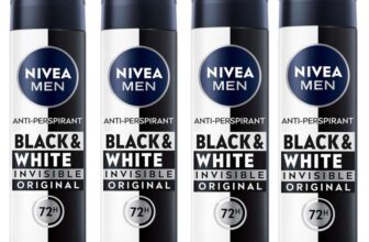 4 x NIVEA MEN Black & White Original Anti-Perspirant 150ml (£5.20 / £4.80 on S&S)