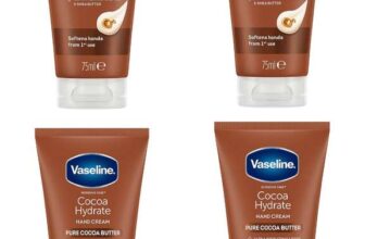 4 x Vaseline Intensive Care Cocoa Hydrate Moisturiser Hand Cream 75ml (£6.11 / 5.17 on S&S)