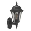 4lite Outdoor IP65 Wall Lantern Black (506RR) (Free C&C)