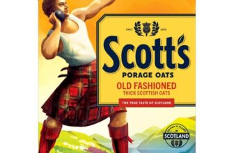 4x Scotts Porage Old Fashioned Porridge Oats, 1kg, (£3.85 with max S&S)