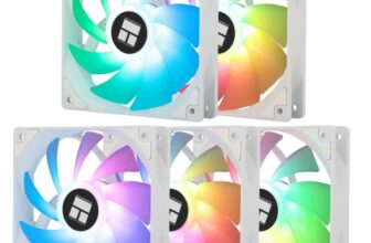 5 Pack Thermalright TL-C12CW-S ARGB Cooler Fan 12cm with 1550RPM Speed White/ Black £12.72 at TR- Store FBA