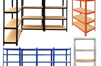 5 Tier Heavy Duty Galvanised Adjustable Shelf Racking Unit Storage Rack 875KG – sold by Zhitaozhang Tool Store