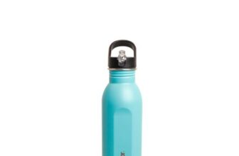 500ml Stainless Steel Water Bottle with Straw, BPA Free, Leakproof