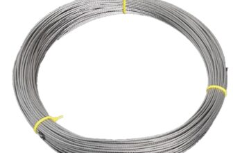 50M Stainless Steel Wire Rope, Heavy Duty Garden Craft Wire Cable Railing Transport Wire Rope 1 mm