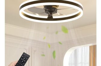 50cm Ceiling Fans with Lights and Remote
