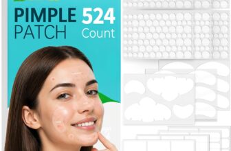 524 Pimple Patches for Face Nose and Body Hydrocolloid Acne Patches and Spot Patches for Large Breakouts and Clusters Fast Absorbing 5 Shapes 10 Sizes for All Skin Types Easy to Apply and Remove