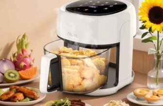 5L AIR FRYER LARGE TRANSPARENT MULTIFUNCTION DIGITAL OVEN COOKER (with code) Oyajia Store