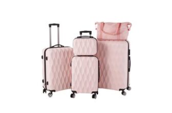 5PCS Lockable Travel Suitcase Set