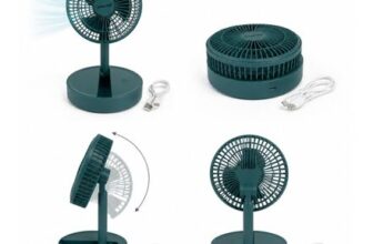 6 Inch USB Desk Fan Foldable Mini Adjustable