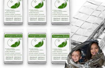 6 Pack Silver Emergency Foil Blankets – W/Voucher – Pre – Order