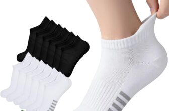 6 Pairs Bamboo Trainer Socks Womens 3-5/6-8 Ladies Ankle Running Socks Breathable Short Sports Socks Summer