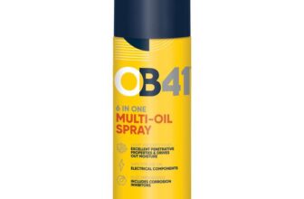 6 in One Multi-Oil Spray – Light Viscosity lubricating fluid Contains rust and corrosion inhibitors for use on electrical components 400ml