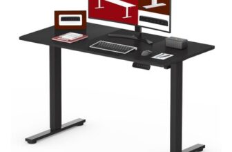 60 Electric Standing ONE PIECE Desktop Height Adjustable Desk