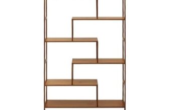7 Tier Wooden Bookcase