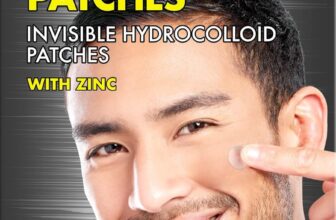 7th Heaven For Men Pimple Patches – 24 Invisible Hydrocolloid Spot Dots with Zinc