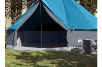 8 Person – vidaXL Modern Family Spacious Tipi Tent & Carry Bag