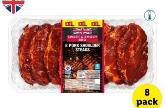 8 Sweet & Smoky BBQ British Pork Shoulder Steaks