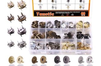 88 Sets Magnetic Button Clasps 14mm and 18mm 4 Colors