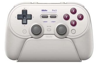 8BitDo Pro 3 Bluetooth Controller for Switch/Switch 2 TMR Joysticks, Swappable ABXY Buttons, Pro Back Buttons