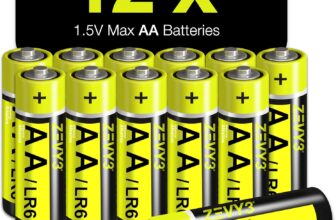 AA Batteries 12 Pack, Long-Lasting Alkaline Batteries, Leak-Proof, High Power Ideal for Remote Controls, Toys, Clocks & Household Devices