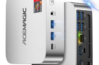 ACEMAGICIAN Kron K1 Smallest Mini PC Windows 11 Pro,AMD Ryzen R2544 (8GB RAM/256GB SSD) – w/voucher (Sold by Liangop, FBA)