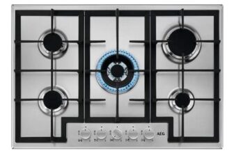 AEG 3000 Slim Line HGX75400SM 74cm Gas Hob – Stainless Steel