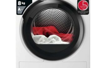 AEG 7000 5 YEAR WARRANTY Series Heat Pump Tumble Dryer 8kg, SensiDry, 8Kg, ProSense, Anticrease, Reversible Door, A Energy Class