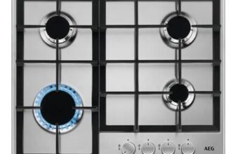 AEG HGE64200SM 59cm Gas Hob – Stainless Steel