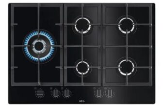 AEG HKB75820NB 74cm Gas Hob – Black